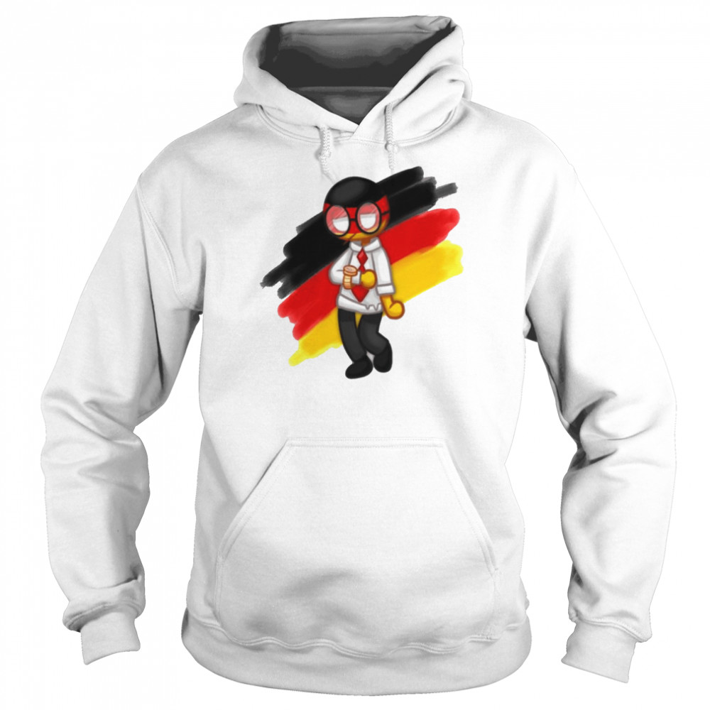 countryhuman chibi german political shirt unisex hoodie