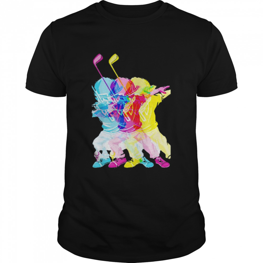 Dabbing Golf Player Golfer Golfing shirt