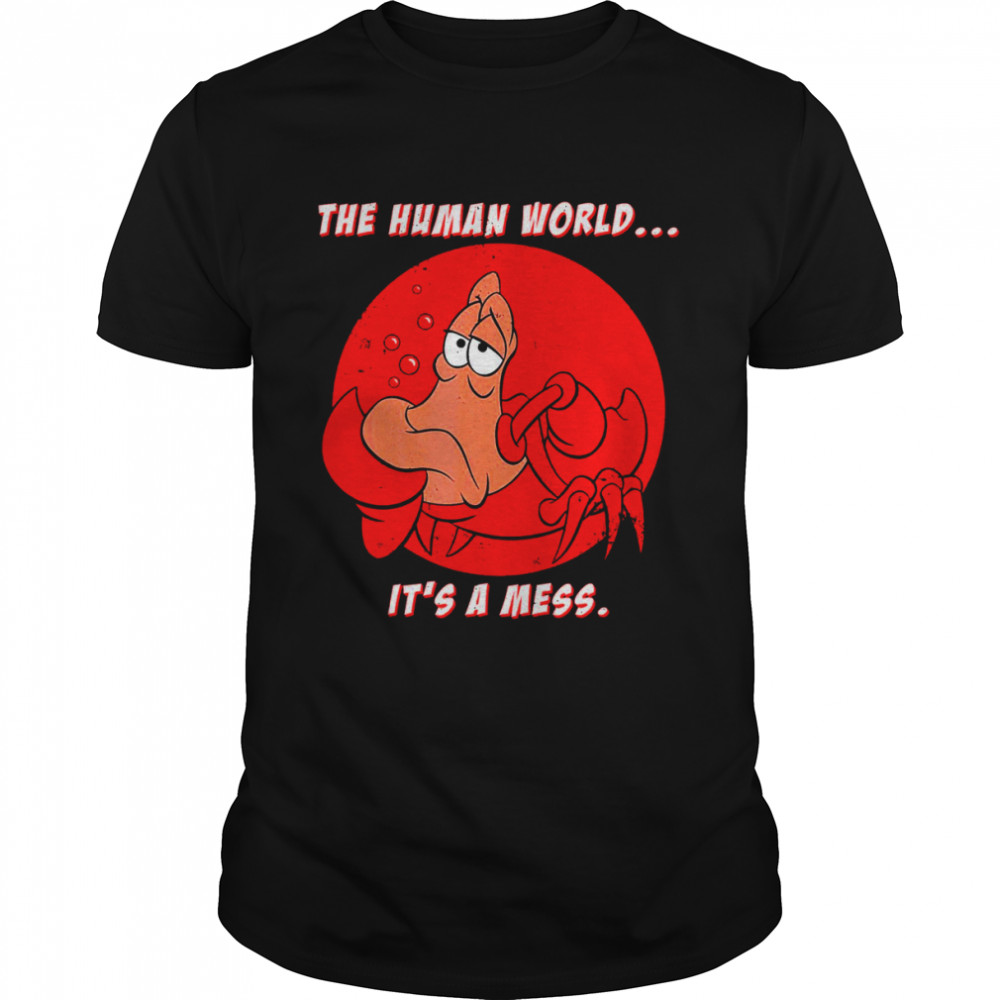 Disney The Little Mermaid Sebastian The Human World T-Shirt