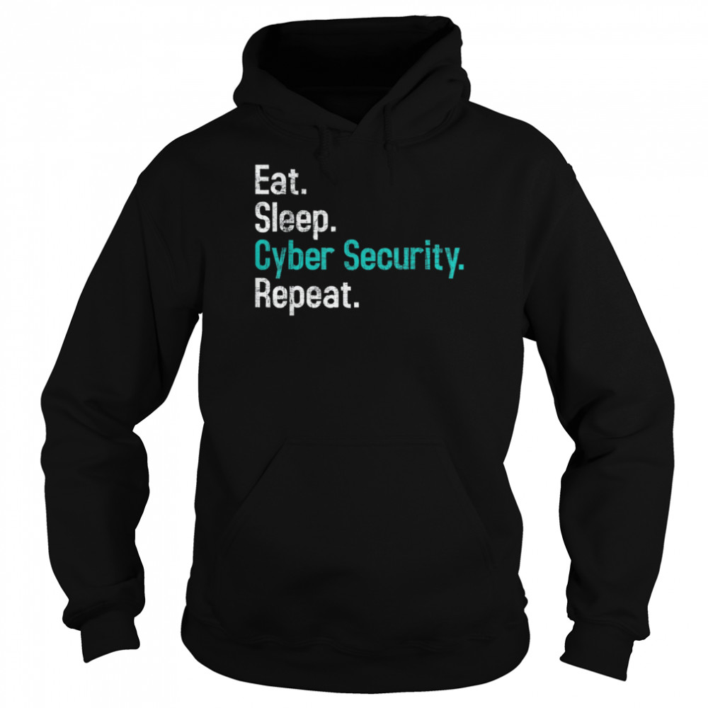 Eat Sleep Cyber Security – Computer Programmer IT Analyst  Unisex Hoodie