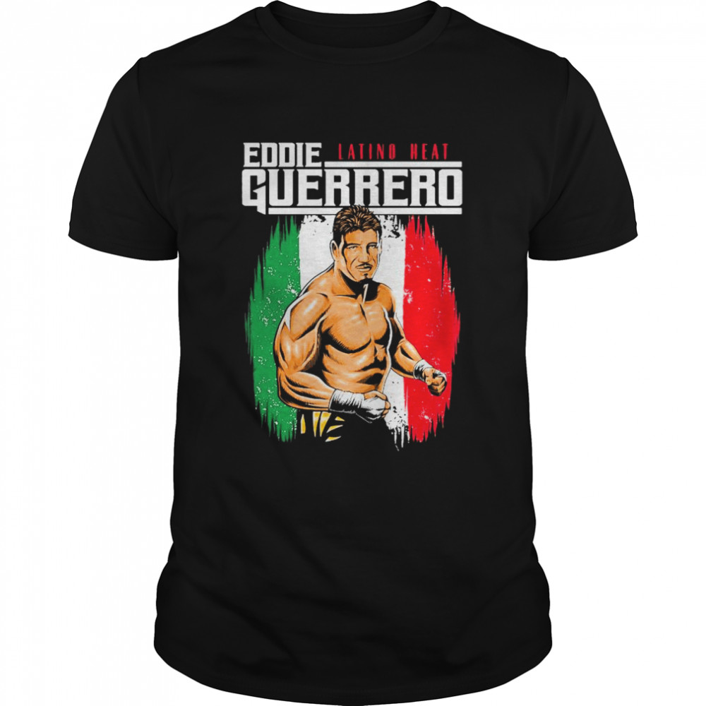 Eddie Guerrero Latino Heat Portrait T-Shirt