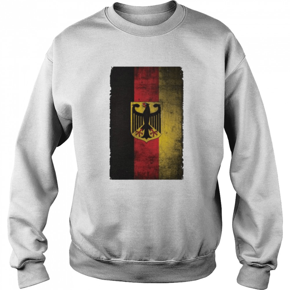 flag eagle coat of arms bundesadler chiffon top german political shirt unisex sweatshirt