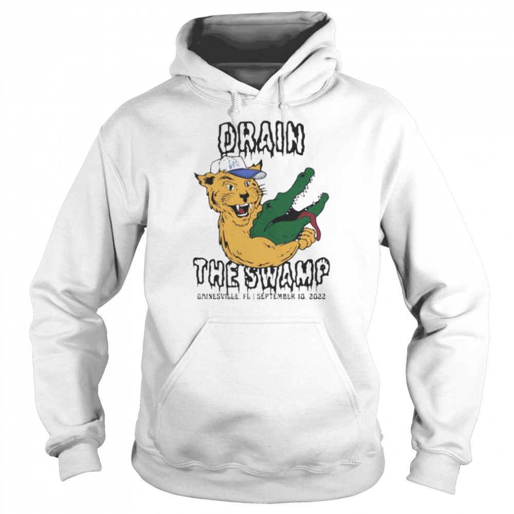 florida gators vs kentucky wildcats drain the swamp shirt unisex hoodie