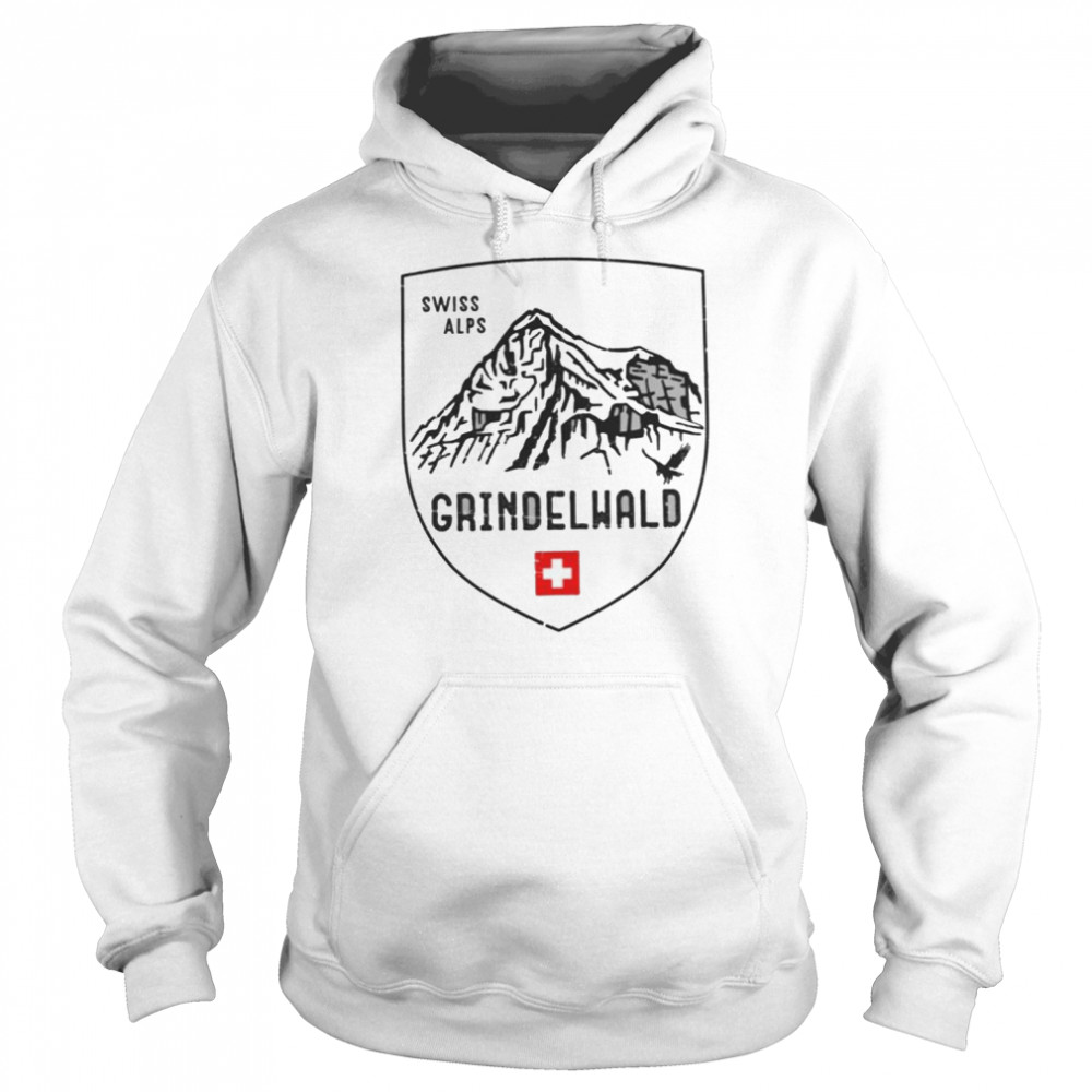 Grindelwald Mountain Emblem Switzerland shirt Unisex Hoodie
