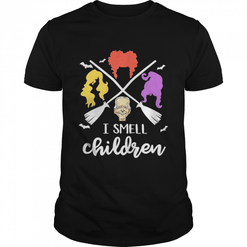 I Smell Children Biden And Hocus Pocus Halloween shirt