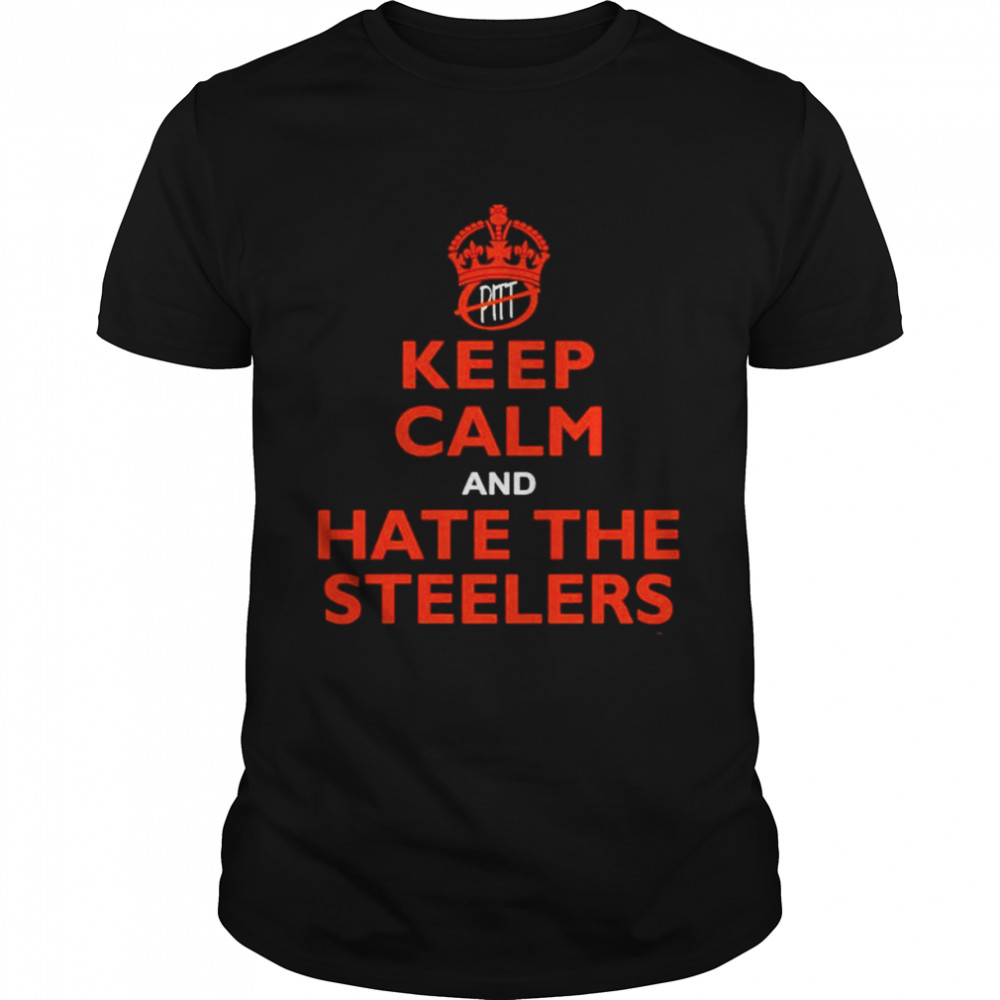 Keep calm and hate the Steelers shirt Classic Men's T-shirt