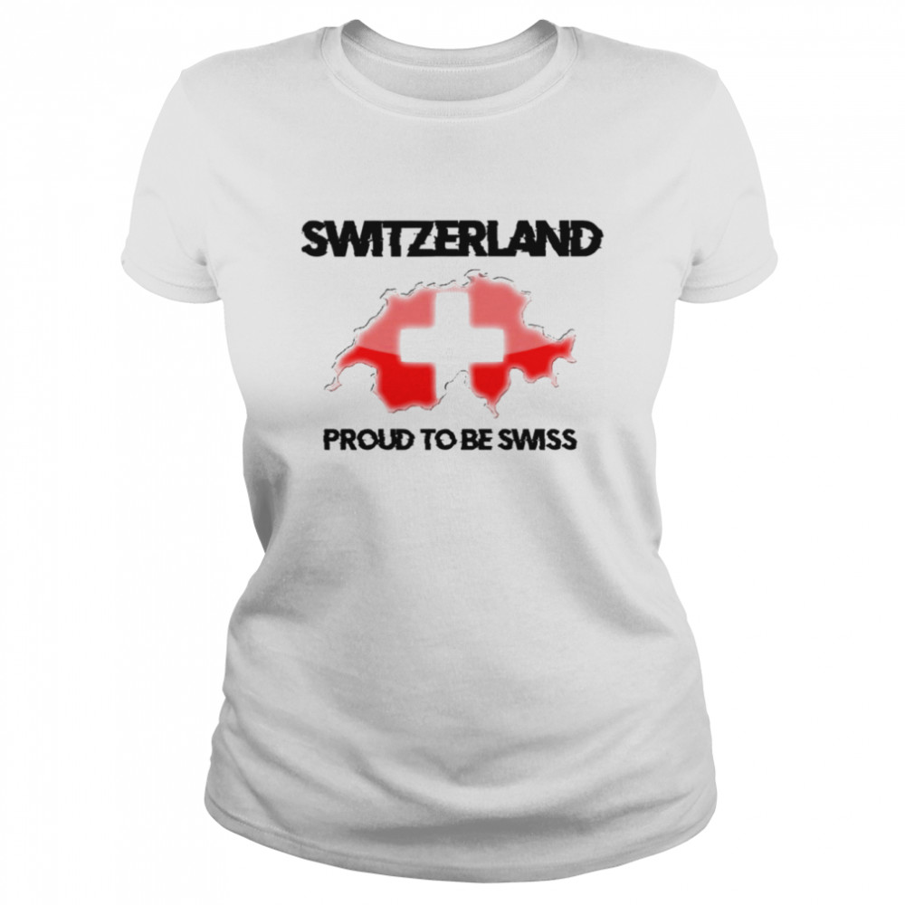 logo art swiss accessories switzerland shirt classic womens t shirt
