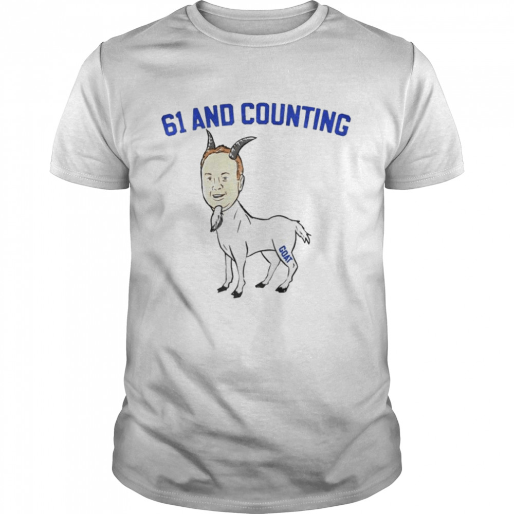 Mark Stoops goat 61 and counting shirt Classic Men's T-shirt