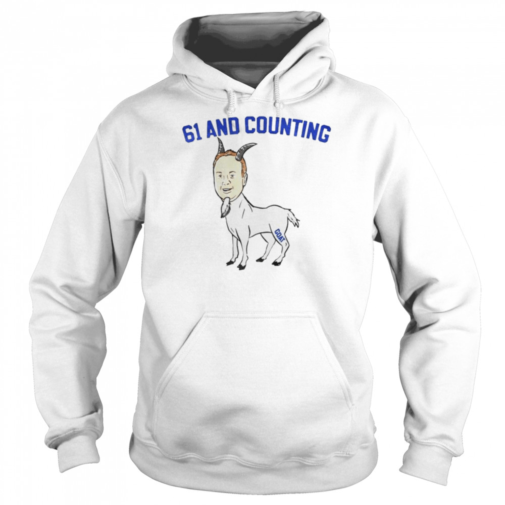 Mark Stoops goat 61 and counting shirt Unisex Hoodie