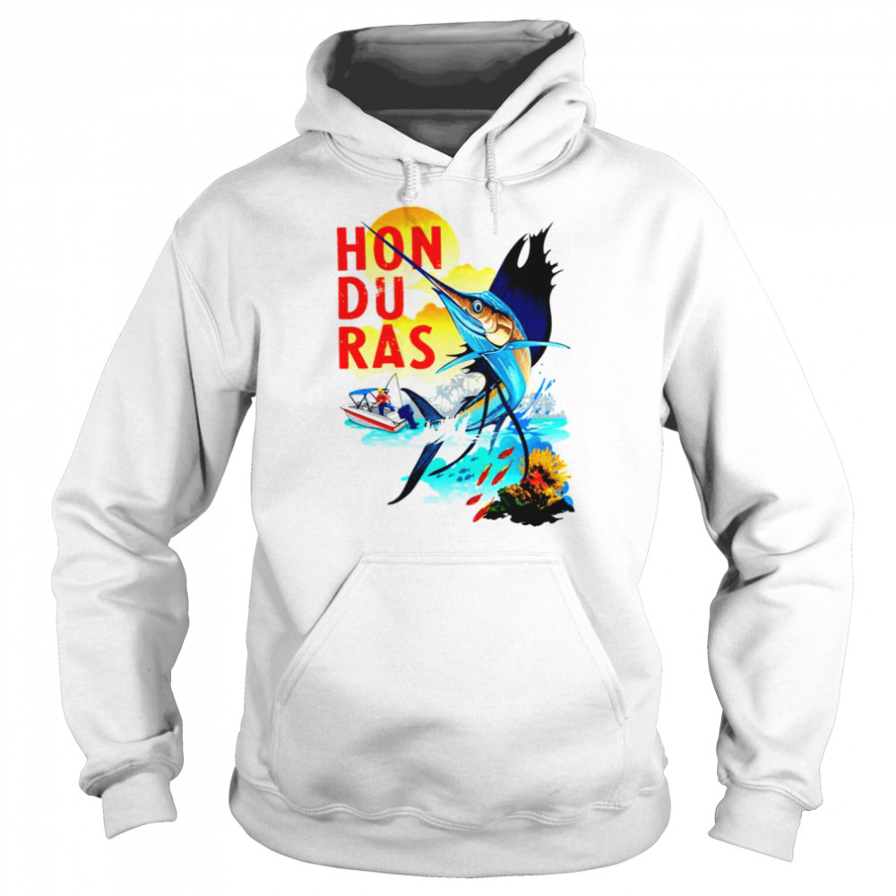 marlin honduras shirt unisex hoodie