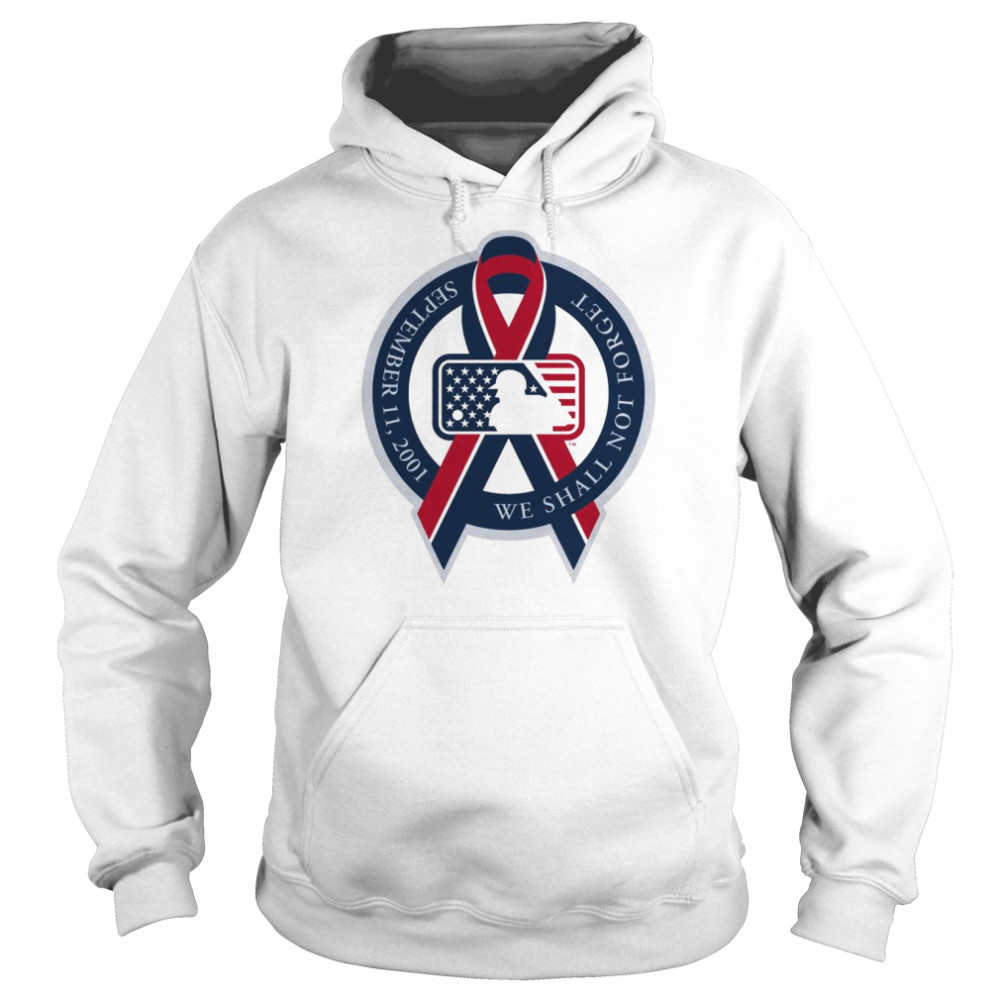 MLB we shall not forget September 11 2001 shirt Unisex Hoodie