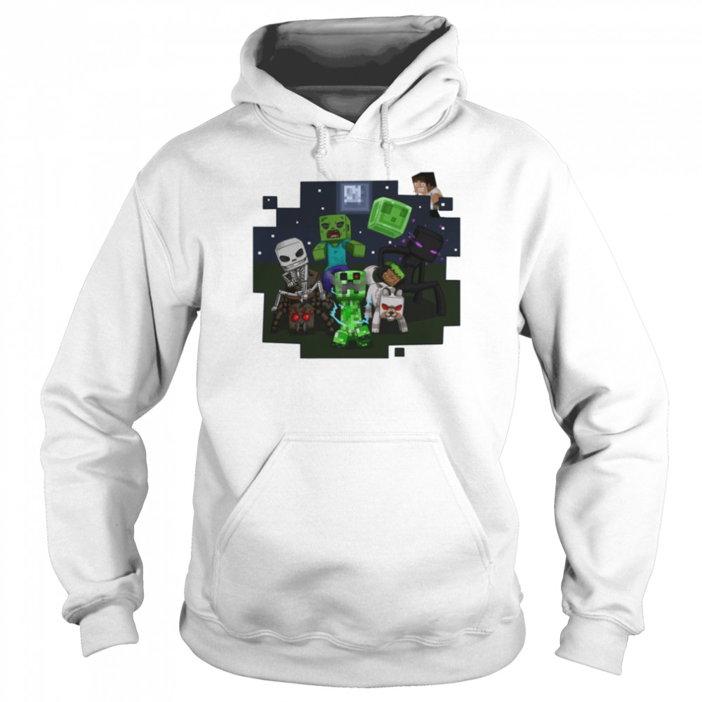 Monsters Minecraft Fun Game shirt Unisex Hoodie