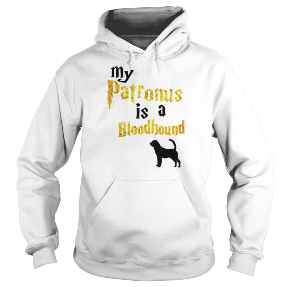 My patronus is a bloodhound shirt Unisex Hoodie