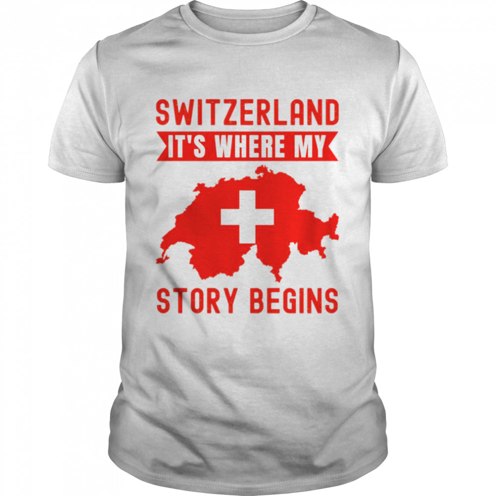Nationality Switzerland shirt Classic Men's T-shirt