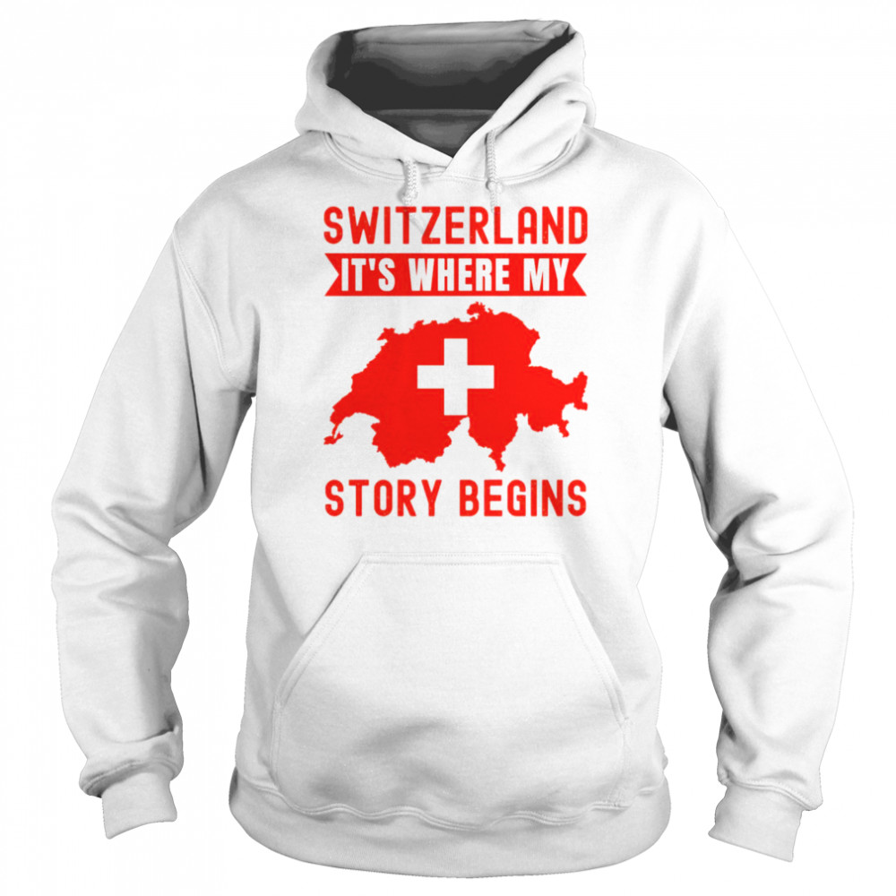 nationality switzerland shirt unisex hoodie