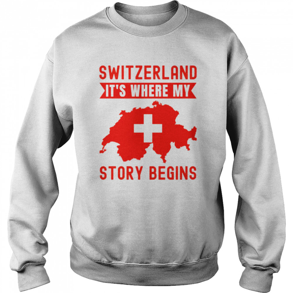 nationality switzerland shirt unisex sweatshirt