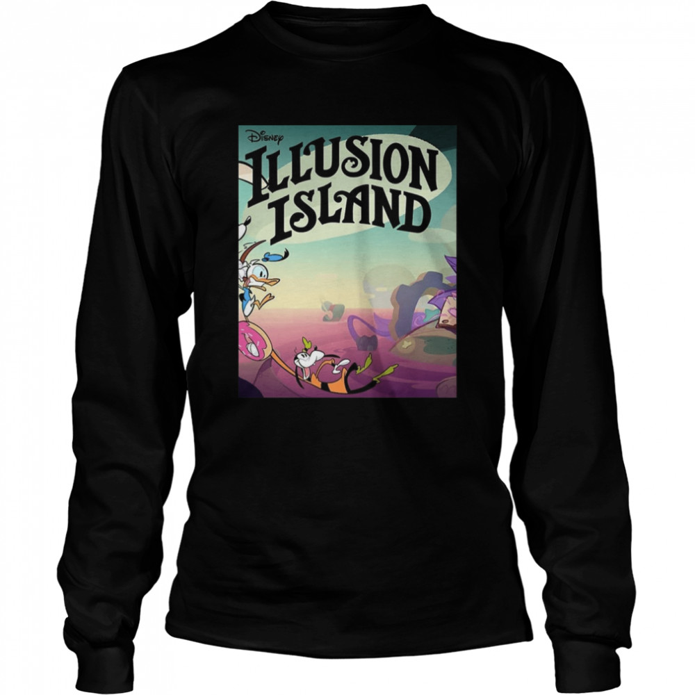 New Game For Kids Mickey And Friends Disney Illusion Island T- Long Sleeved T-shirt