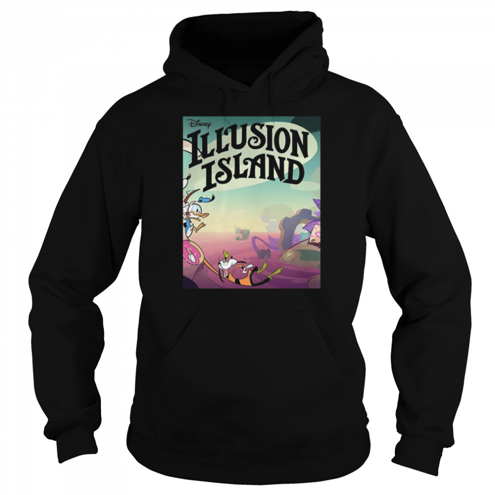 New Game For Kids Mickey And Friends Disney Illusion Island T- Unisex Hoodie