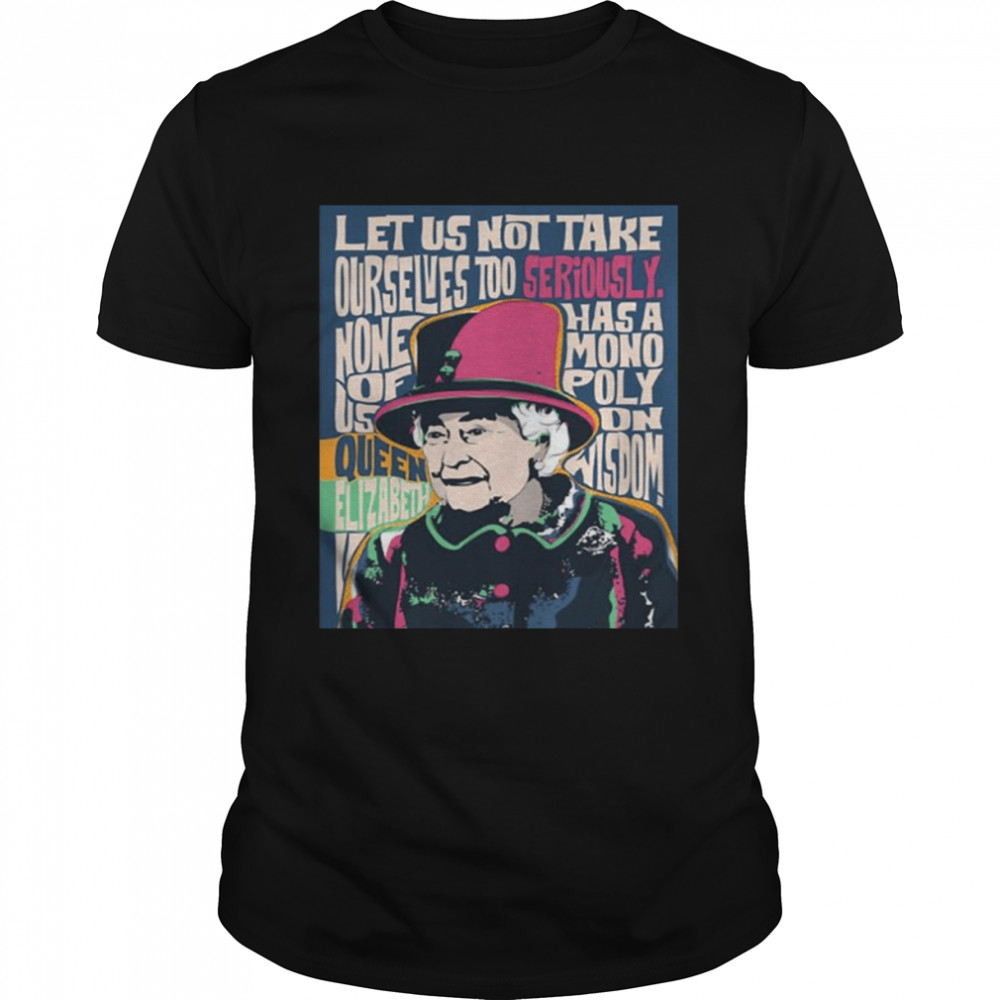 Obama Style Portrait Queen Elizabeth Ii Animated shirt