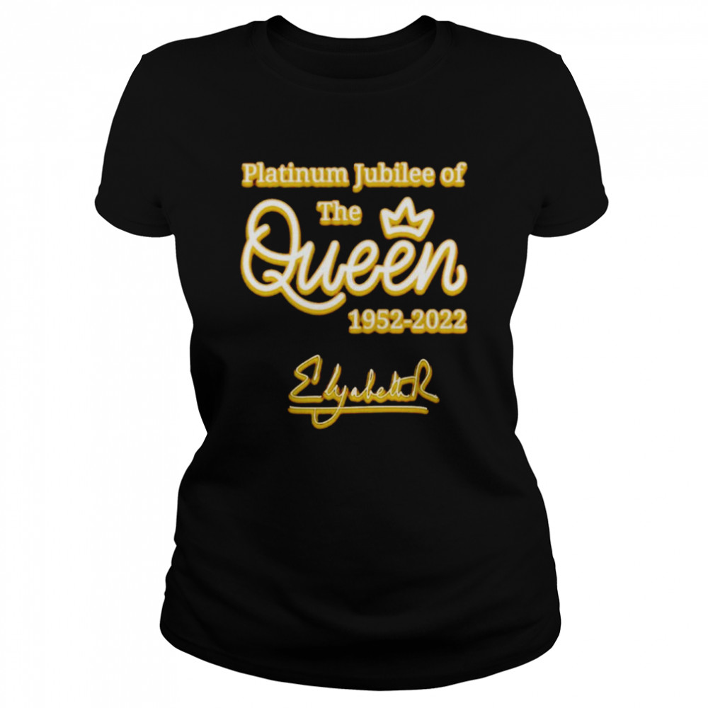 Platinum Jubilee of the queen 1952-2022 shirt Classic Women's T-shirt