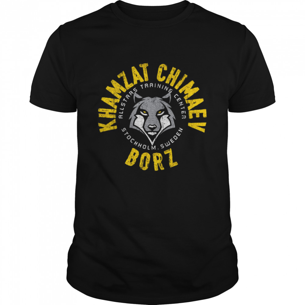 Retro Borz Khamzat Chimaev T-Shirt