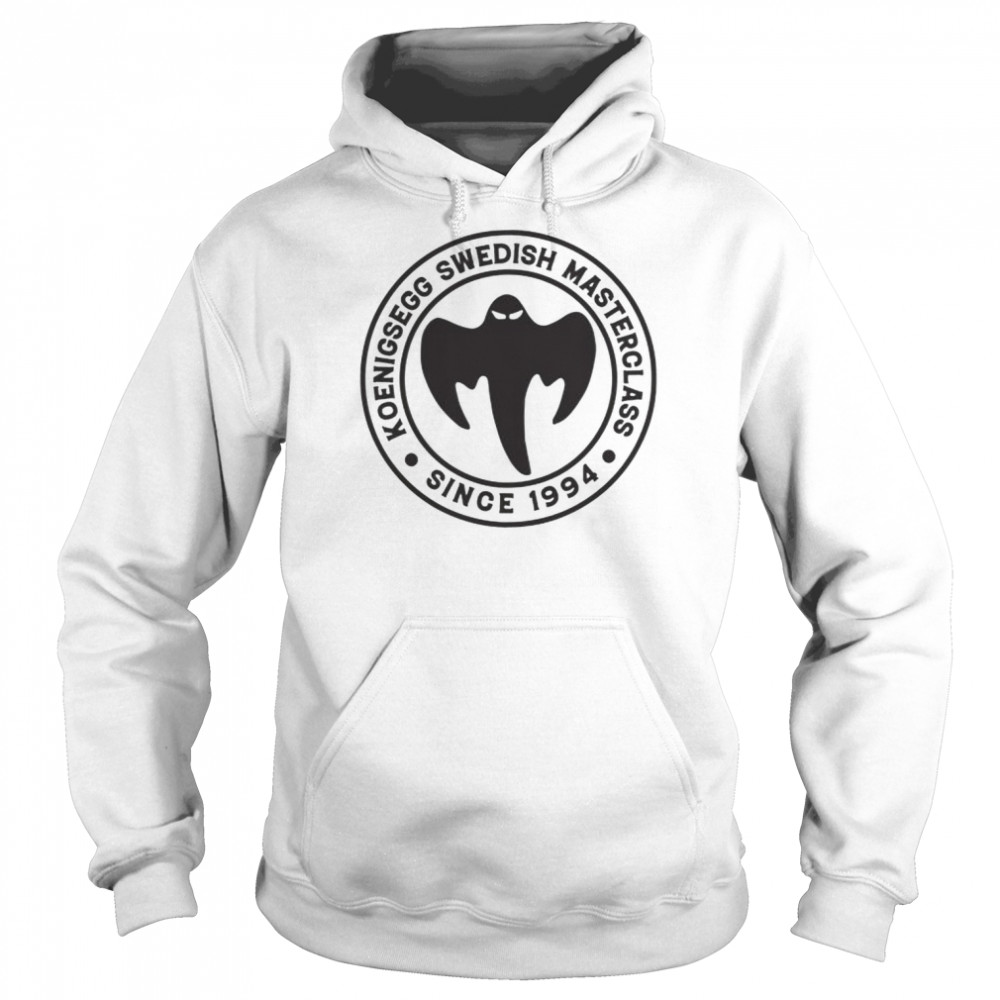 round logo koenigsegg illustration shirt unisex hoodie
