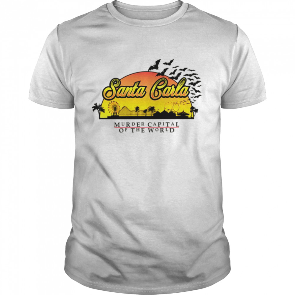 Santa Carla Murder Capital Variant Halloween Graphic shirt