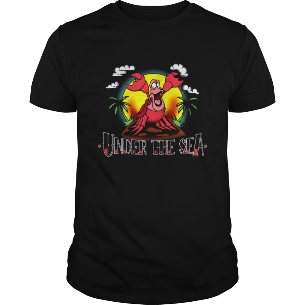 Sebastian Under The Sea Tattoo The Little Mermaid Ariel T-Shirt