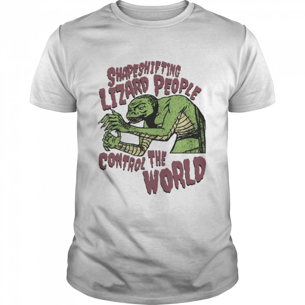 Shapeshifting Lizard People Control The World Alienthe Legend Of Korra shirt Classic Men's T-shirt