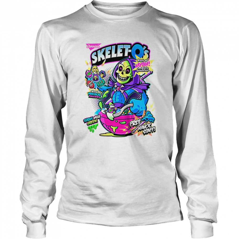 skelet os halloween graphic shirt long sleeved t shirt