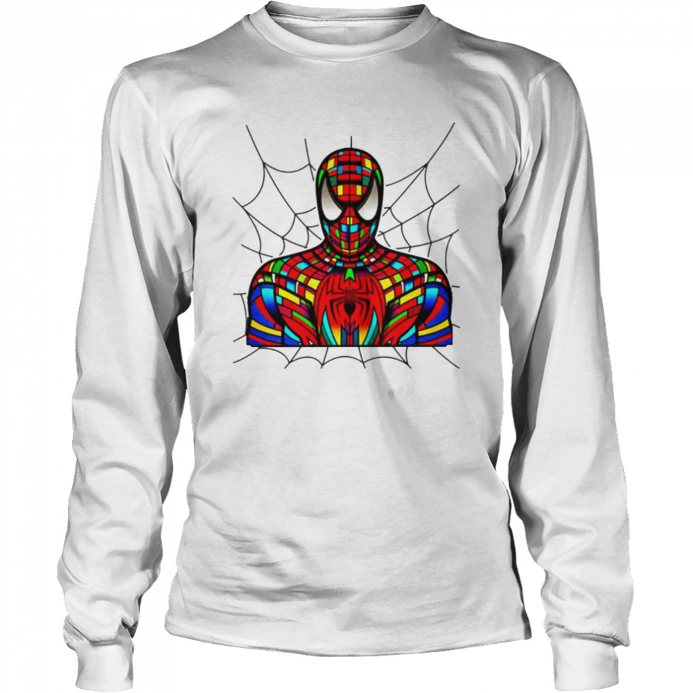 Spider Colorful Halloween shirt Long Sleeved T-shirt