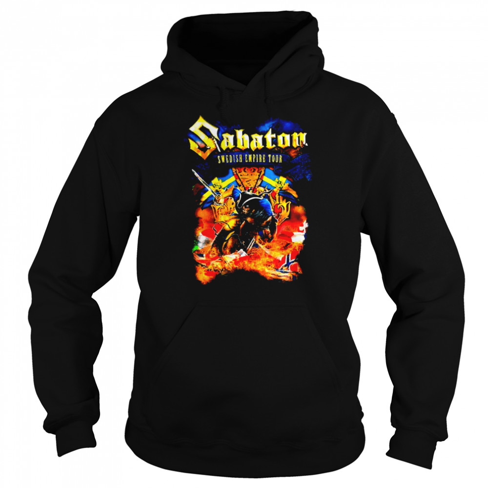 Swedish Empire Tour Sabaton Rock Band shirt Unisex Hoodie