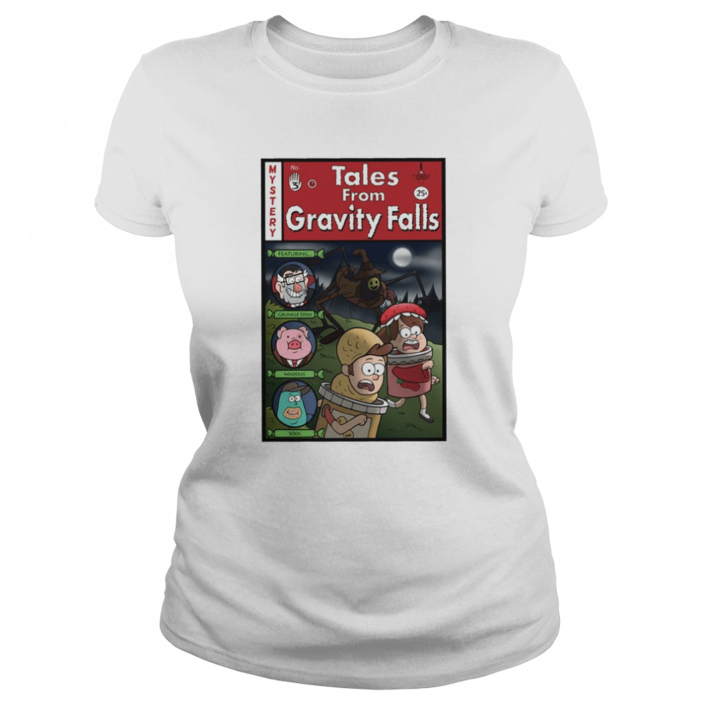 tales from gravity falls halloween shirt classic womens t shirt