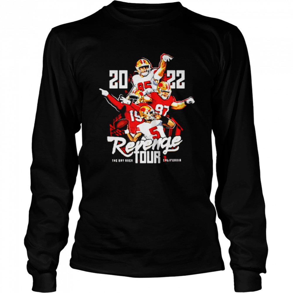 Tampa Bay Buccaneers Revenge Tour The Bay Area California shirt Long Sleeved T-shirt
