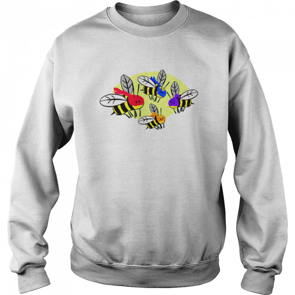 Teenage Ninja Bees shirt Unisex Sweatshirt