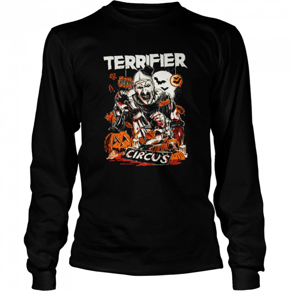 Terrifier Circus He’s Killing Them Terrifier 2 Long Sleeved T-shirt