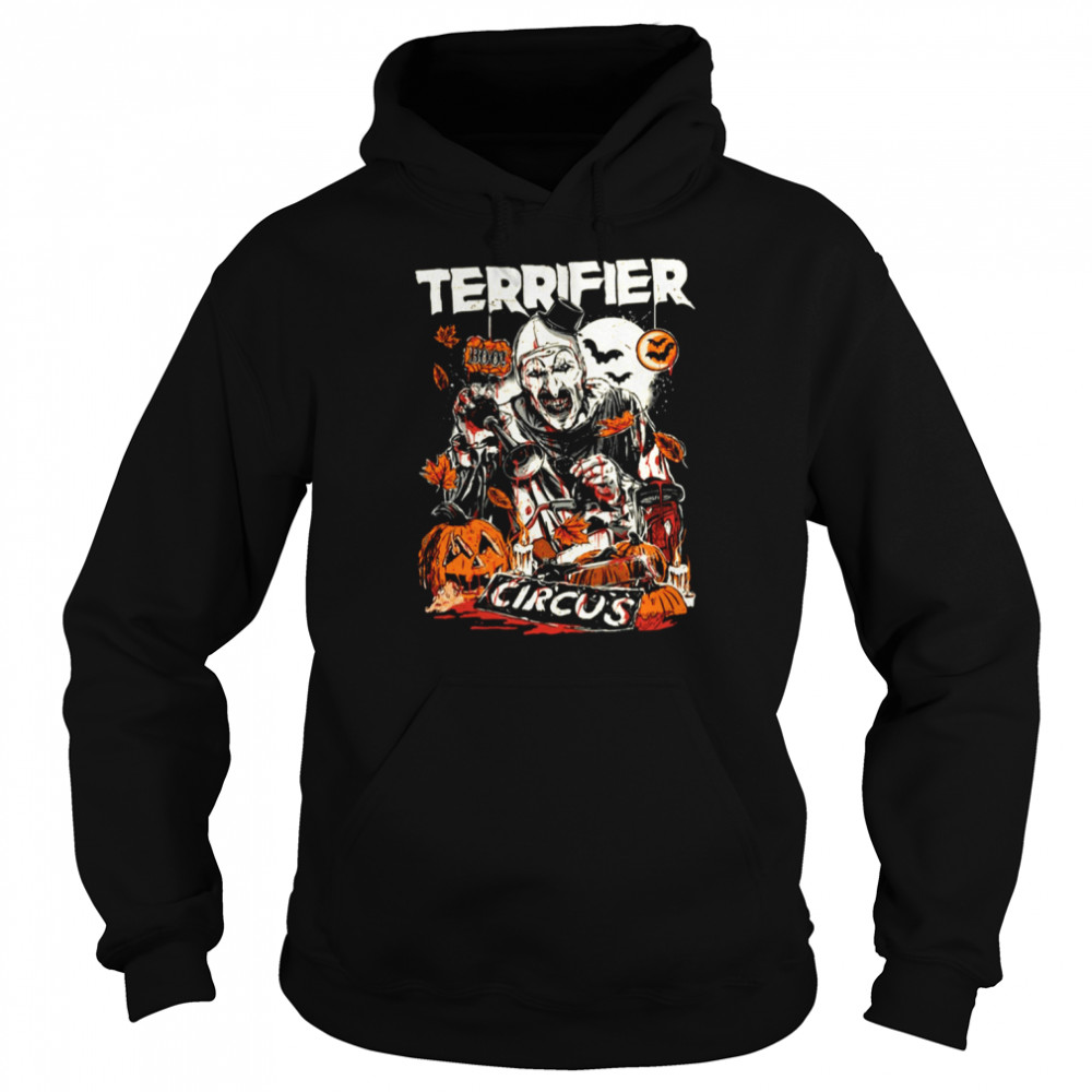 Terrifier Circus He’s Killing Them Terrifier 2 Unisex Hoodie