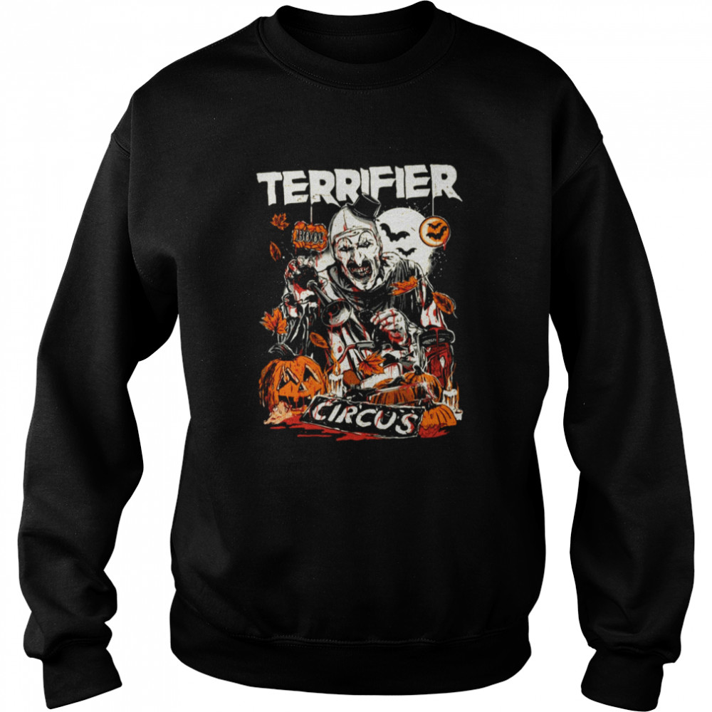 Terrifier Circus He’s Killing Them Terrifier 2 Unisex Sweatshirt