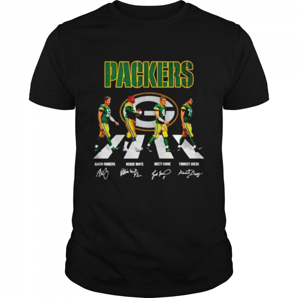 The Green Bay Packers Abbey Road Signatures Green Bay Packers T-Shirt