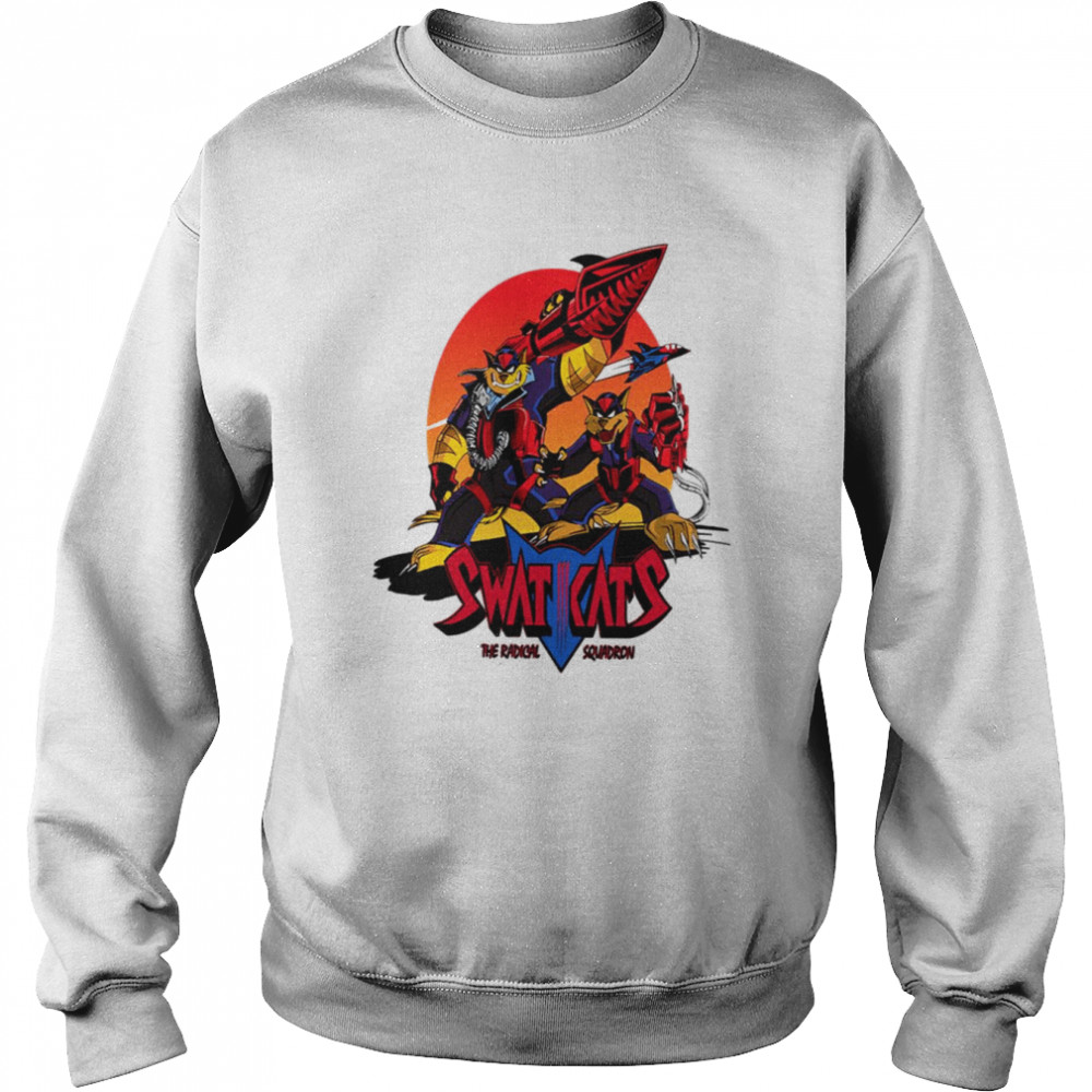 The Radical Squadron Swat Kats shirt Unisex Sweatshirt
