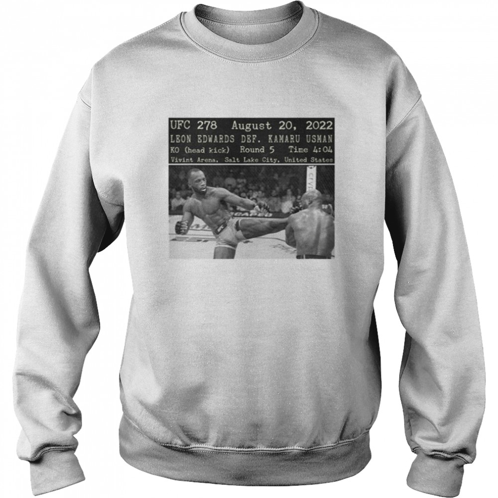 ufc 278 kamaru usman leon edwards shirt unisex sweatshirt