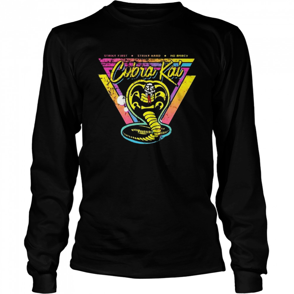 Vintage Retro Cobra Kai T- Long Sleeved T-shirt