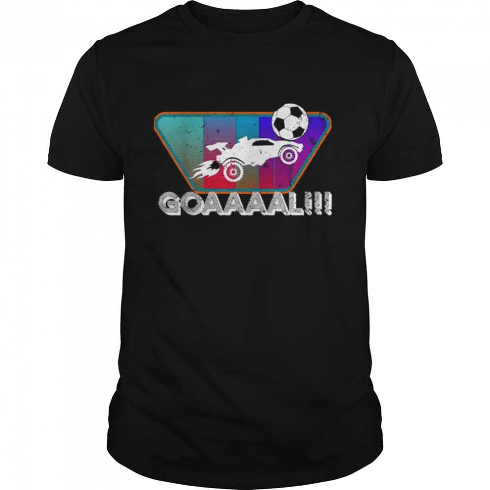 What A Save Fun Game Art Retro Style Rocket Rc Soccer Car League Gamer shirt