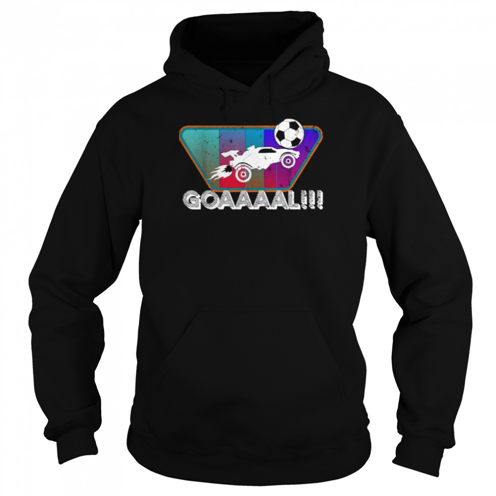 What A Save Fun Game Art Retro Style Rocket Rc Soccer Car League Gamer shirt Unisex Hoodie