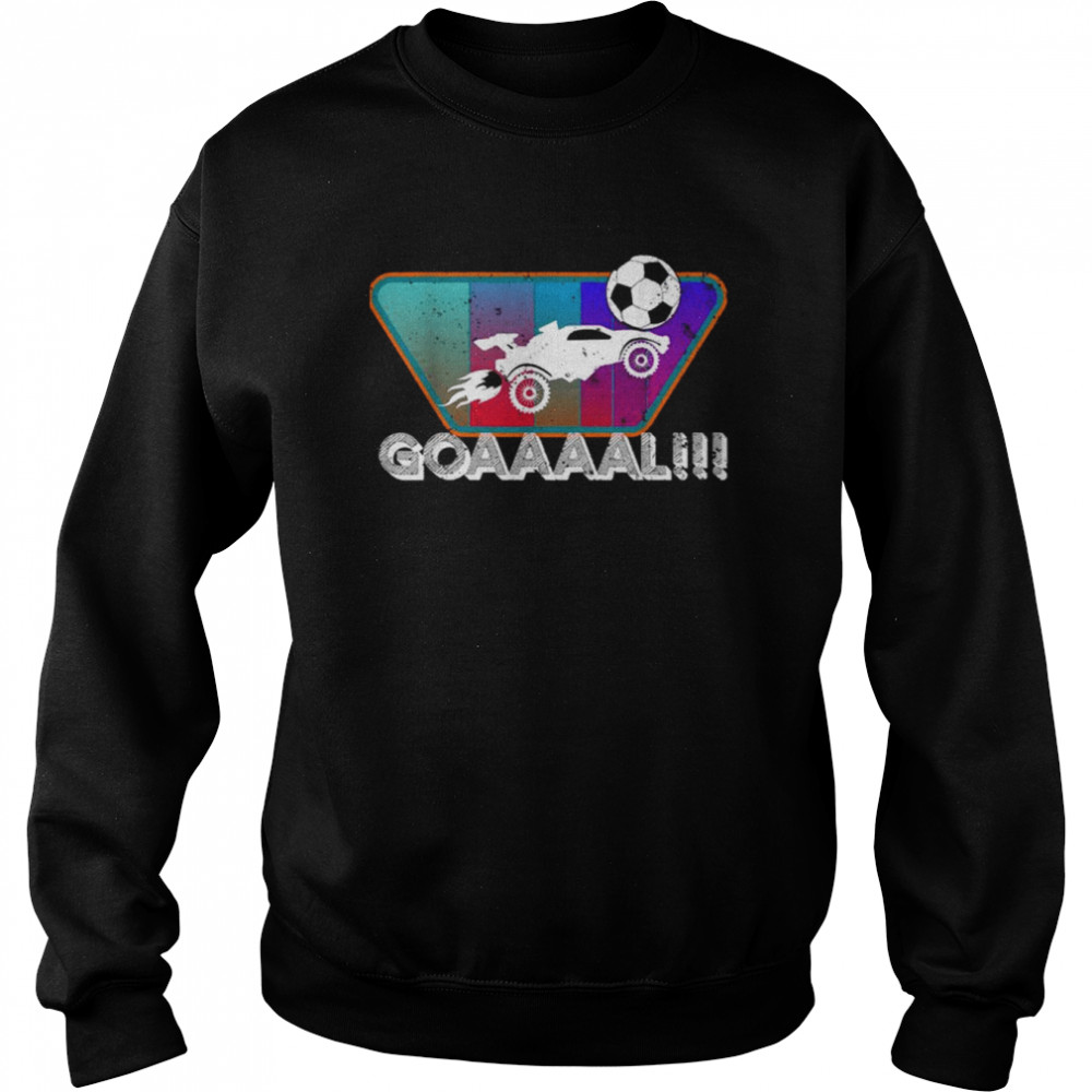 What A Save Fun Game Art Retro Style Rocket Rc Soccer Car League Gamer shirt Unisex Sweatshirt