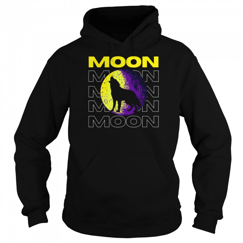 wolf moon mumma shirt unisex hoodie