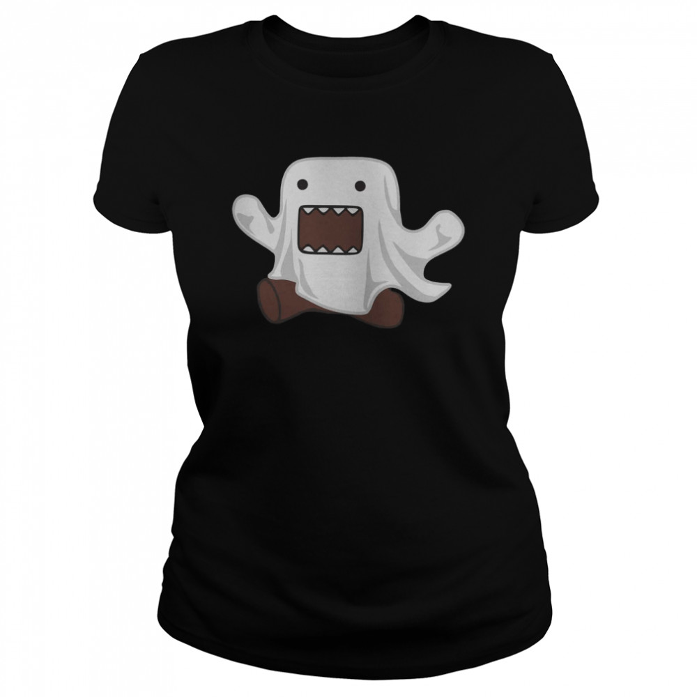 Domo Kun Ghost Domo Cute Monster Inspired Graphic Japanese Kawaii shirt Classic Women's T-shirt