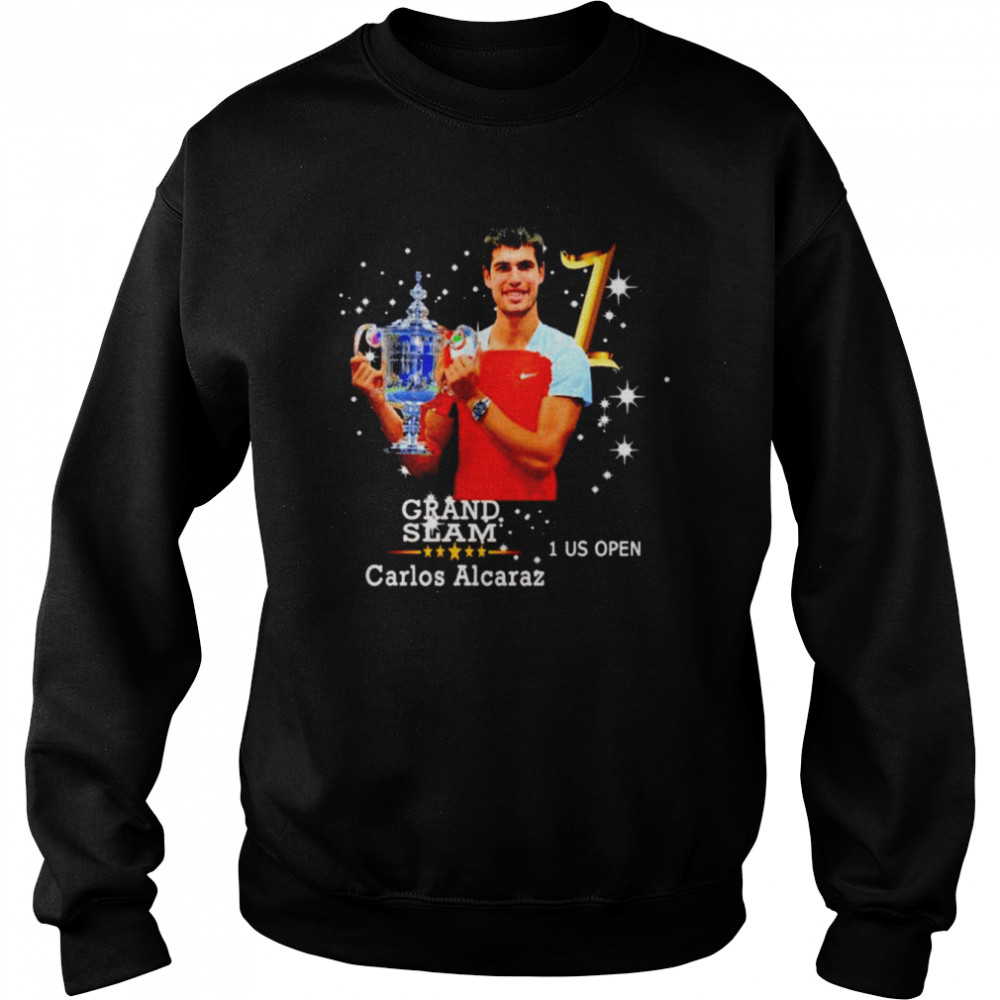 Grand Slam Carlos Alcaraz 1 us open shirt Unisex Sweatshirt