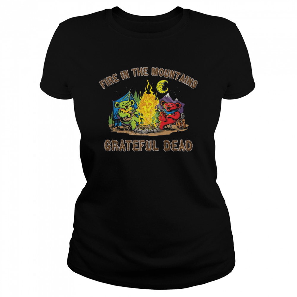 Grateful Dead Fire In The Mountain Grateful Dead Halloween T- Classic Women's T-shirt