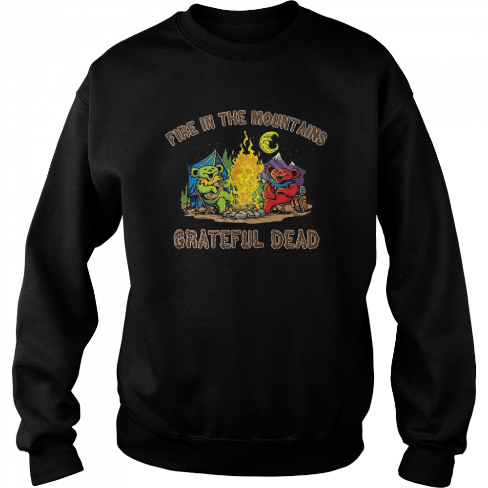 Grateful Dead Fire In The Mountain Grateful Dead Halloween T- Unisex Sweatshirt